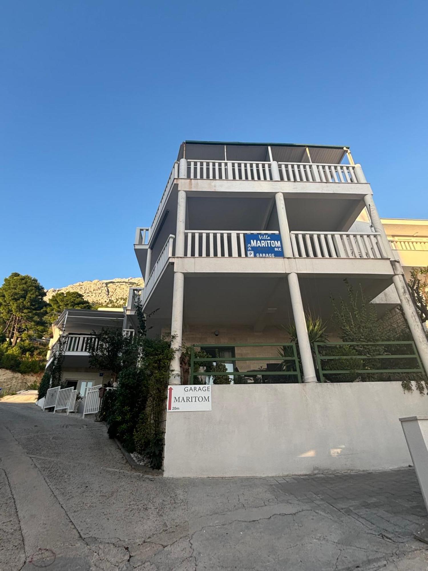 Maritom Apartments Baška Voda Eksteriør bilde